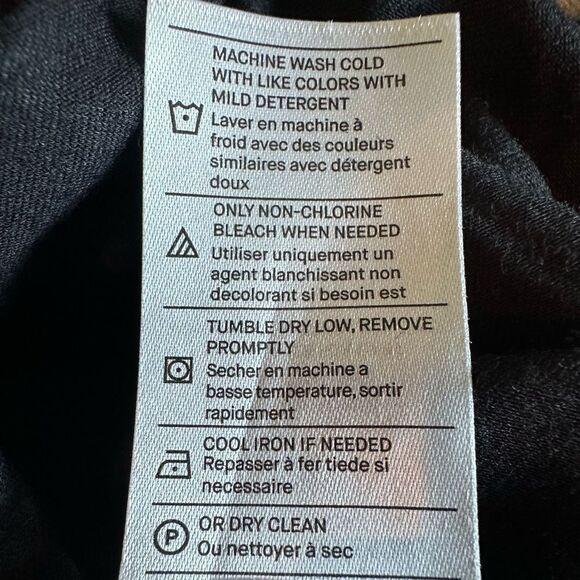 Vince Modal Jersey Black Midi Dress New! - Picture 11 of 12